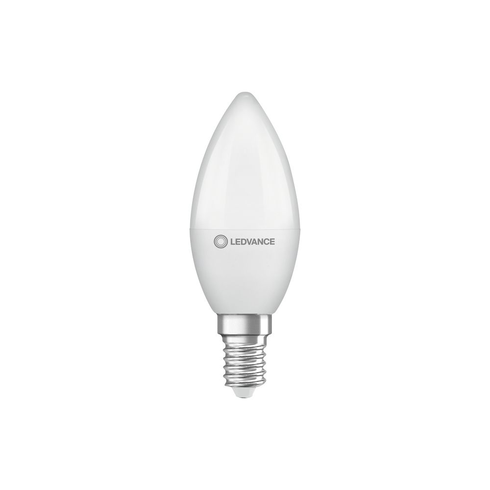 Ledvance LED-Kerzenlampe Classic B 4,9W 827 E14, 470 lm, 2700 K, Matt, Weiß, LE... LEDVANCE-4099854049309 4099854049309 (Abb. 2)