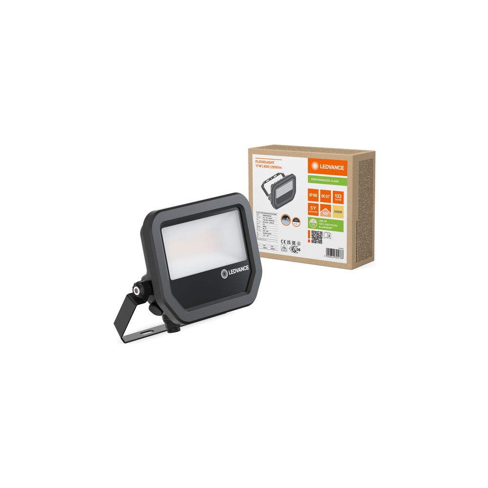 Ledvance LED-Strahler Floodlight SY 100, 11W/17W, 1465/2200lm, 3000K, IP66, Alu... LEDVANCE-4099854305788 4099854305788 (Abb. 6)
