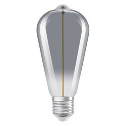 Ledvance LED-Lampe Vintage 1906 Edison 6, 2,2W, 1800K, E27, Glas, Smoke, 1906ED... LEDVANCE-4099854049897 4099854049897 (Abb. 1)