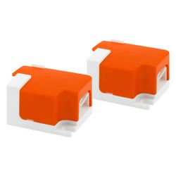 Ledvance Kabelklemme DR AY DALI-P CLAMP DUO, 47,2x45x25mm, Kunststoff, Weiß/Ora... LEDVANCE-4099854400605 4099854400605 (Abb. 1)
