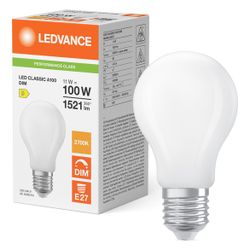 Ledvance LED-Lampe Classic A DIM P, 11W, 1521lm, 2700K, E27, Matt, LEDCLA100DIM... LEDVANCE-4099854060656 4099854060656 (Abb. 1)