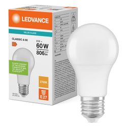 Ledvance LED-Lampe Classic A 8,5W 827 E27, 806lm, 2700K, Matt... LEDVANCE-4099854049088 4099854049088 (Abb. 1)