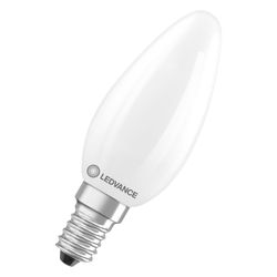 Ledvance LED-Kerzenlampe Classic B DIM, 3,4W, 470lm, 2700K, E14, Matt... LEDVANCE-4099854439063 4099854439063 (Abb. 1)