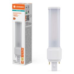 Ledvance LED-Lampe DULUX D18 EM & AC MAINS VALUE, 7W, 3000K, G24d-2, 148mm... LEDVANCE-4058075823136 4058075823136 (Abb. 1)