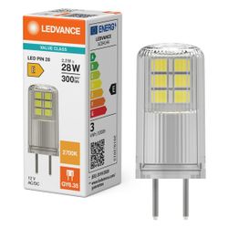 Ledvance LED-Stiftsockellampe PIN 12V, 2,2W, 300lm, 2700K, GY6,35, Klar... LEDVANCE-4099854248665 4099854248665 (Abb. 1)