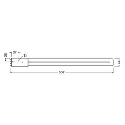 Ledvance LED-Kompaktleuchtstofflampe DULUX L 25W 3250lm 140 Grad 2G11, 4000K, 5... LEDVANCE-4058075559271 4058075559271 (Abb. 1)