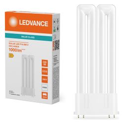 Ledvance LED-Lampe DULUX LED F EM & AC MAINS VALUE, 8W, 1000lm, 4000K, 2G10, DU... LEDVANCE-4058075822436 4058075822436 (Abb. 1)