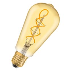 Ledvance LED-Filament-Lampe Vintage 1906 Edison 35, 4W, 410lm, 2400K, E27, Gold... LEDVANCE-4099854091377 4099854091377 (Abb. 1)