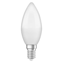 Ledvance LED-Kerzenlampe Classic B 4,9W 827 E14, 470 lm, 2700 K, Matt, Weiß, LE... LEDVANCE-4099854049309 4099854049309 (Abb. 1)