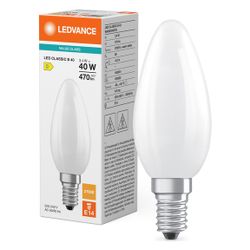 Ledvance LED-Lampe Classic B Filament AC70078, 3,4W, 470lm, 2700K, E14, Matt... LEDVANCE-4099854466861 4099854466861 (Abb. 1)