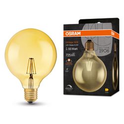Ledvance LED-Globe Vintage 1906, 6,5W 725lm 2400K E27, Glas, Gold... LEDVANCE-4058075808997 4058075808997 (Abb. 1)
