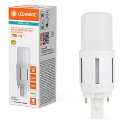 Ledvance LED-Lampe DULUX D13 VT EM & AC MAINS VALUE, 5,5W 700lm 4000K G24d, Mat... LEDVANCE-4058075821835 4058075821835 (Abb. 1)