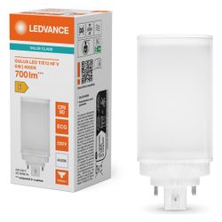 Ledvance LED-Lampe DULUX LED T/E13, 6W 700lm 4000K GX24q-1, Matt, Weiß... LEDVANCE-4058075822238 4058075822238 (Abb. 1)