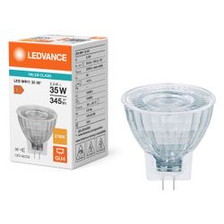 Ledvance LED-Reflektorlampe MR11 P, 345lm 2700K 36 Grad, 12V GU4, Glas, Weiß... LEDVANCE-4099854050329 4099854050329 (Abb. 1)