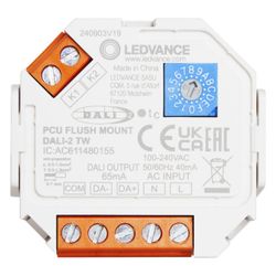 Ledvance DALI-2 Steuergerät PUSH CONTROL UNIT FM TW, IP20, 100-240V, Weiß... LEDVANCE-4058075837584 4058075837584 (Abb. 1)