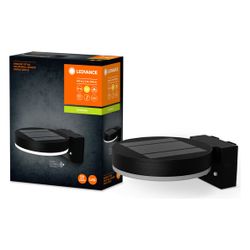 Ledvance Solar-Wandleuchte ENDURA Style Single Circle, 6W, 3000K, IP44, Schwarz... LEDVANCE-4058075392762 4058075392762 (Abb. 1)