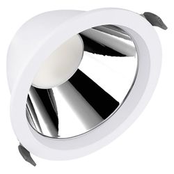 Ledvance LED-Downlight Comfort UGR19 D200 P, 30W, 3600lm, IP44, Aluminium, Weiß... LEDVANCE-4099854491122 4099854491122 (Abb. 1)