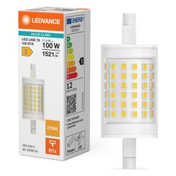 Ledvance LED-Speziallampe LED LINE R7s 11,5W, 1.521 lm, 2700 K, 78mm, Klar, Wei... LEDVANCE-4099854049767 4099854049767 (Abb. 1)