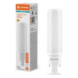 Ledvance LED-Lampe DULUX LED D/E18 HF & AC MAINS VALUE, 7W, 4000K, G24q-2, 770l... LEDVANCE-4058075821996 4058075821996 (Abb. 1)