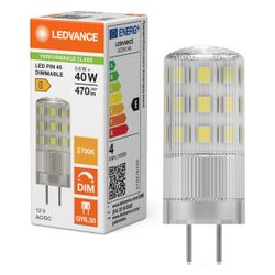 Ledvance LED-Lampe PIN 40 DIM P, 3,8W 470lm 2700K, GY6,35, Klar... LEDVANCE-4099854248573 4099854248573 (Abb. 1)