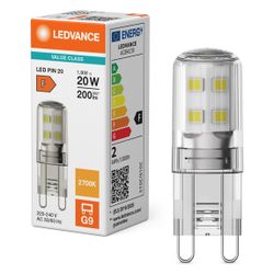 Ledvance LED-Lampe PIN 20 G9, 1,9W, 200lm, 2700K, Klar... LEDVANCE-4099854248870 4099854248870 (Abb. 1)