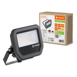 Ledvance LED-Strahler Floodlight 10, 6W/8W, 780/1100lm, 3000K, IP66, Aluminium,... LEDVANCE-4099854305689 4099854305689 (Abb. 1)