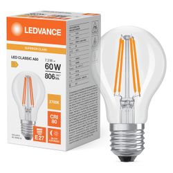 Ledvance LED-Lampe Classic A Daylight Sensor S, 7,3W 806lm 2700K E27, Klar... LEDVANCE-4099854048210 4099854048210 (Abb. 1)