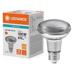Ledvance LED-Reflektorlampe R80, 8,5W 670lm 2700K 36 Grad E27, Glas, Warm weiß... LEDVANCE-4099854050114 4099854050114 (Abb. 1)
