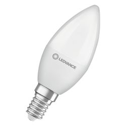 Ledvance LED-Kerzenlampe Classic B 4,9W 827 E14, 470 lm, 2700 K, Matt, Weiß, LE... LEDVANCE-4099854049309 4099854049309 (Abb. 1)