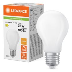 Ledvance LED-Lampe Classic A Filament DIM P 7,5W 827, Dimmbar, E27, Matt... LEDVANCE-4099854060977 4099854060977 (Abb. 1)