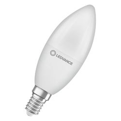 Ledvance LED-Kerzenlampe Classic B 4,9W 827 E14, 470 lm, 2700 K, Matt, Weiß, LE... LEDVANCE-4099854049309 4099854049309 (Abb. 1)