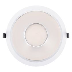 Ledvance LED-Downlight Comfort UGR19 D200 P, 30W, 3600lm, IP44, Aluminium, Weiß... LEDVANCE-4099854491122 4099854491122 (Abb. 1)