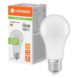 Ledvance LED-Lampe Classic A DIM P 14W 827 E27, Dimmbar, 1521 lm, 2700 K, Matt... LEDVANCE-4099854044014 4099854044014 (Abb. 1)