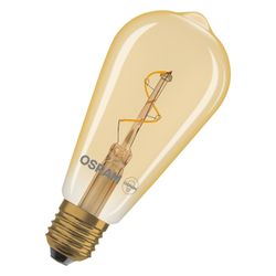 Ledvance LED-Filament-Lampe Vintage 1906 Edison 35, 4W, 410lm, 2400K, E27, Gold... LEDVANCE-4099854091377 4099854091377 (Abb. 1)
