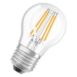 Ledvance LED-Filamentlampe Classic P DIM, 4,2W, 470lm, 2700K, E27, Klar... LEDVANCE-4099854077968 4099854077968 (Abb. 1)