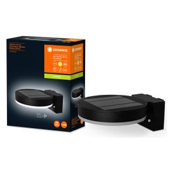 Ledvance Solar-Wandleuchte ENDURA Style Single Circle, 6W, 3000K, IP44, Schwarz... LEDVANCE-4058075392762 4058075392762 (Abb. 1)