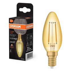Ledvance LED-Filament-Kerzenlampe Vintage 1906 Classic B, 2,5W, 220lm, 2400K, E... LEDVANCE-4099854091575 4099854091575 (Abb. 1)