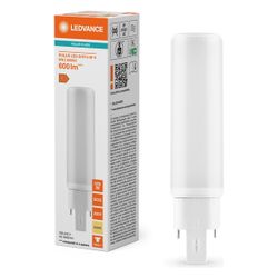 Ledvance LED-Lampe DULUX LED D/E13 HF & AC MAINS VALUE, 6W 3000K, G24q-1, Matt,... LEDVANCE-4058075821934 4058075821934 (Abb. 1)