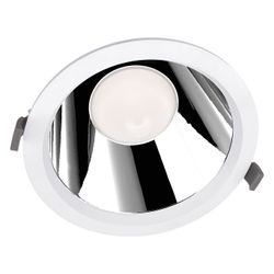 Ledvance LED-Downlight Comfort UGR19 D200 P, 30W, 3600lm, IP44, Aluminium, Weiß... LEDVANCE-4099854491122 4099854491122 (Abb. 1)