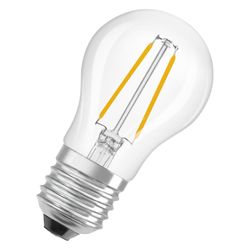 Ledvance LED-Lampe Classic P Filament 1,8W 827 E27, 250lm, 2700K, Klar, LED CLP... LEDVANCE-4099854468056 4099854468056 (Abb. 1)