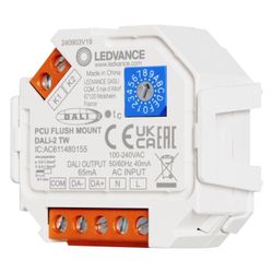 Ledvance DALI-2 Steuergerät PUSH CONTROL UNIT FM TW, IP20, 100-240V, Weiß... LEDVANCE-4058075837584 4058075837584 (Abb. 1)