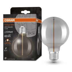 Ledvance LED-Lampe Vintage 1906 Globe 95, 2,2W 60lm 1800K E27, Glas, Smoke... LEDVANCE-4099854049958 4099854049958 (Abb. 1)