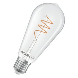 Ledvance LED-Filament-Lampe Vintage 1906 Edison 35, 4W, 410lm, 2400K, E27, Gold... LEDVANCE-4099854091377 4099854091377 (Abb. 1)