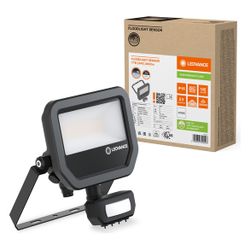 Ledvance LED-Fluter Floodlight Sensor 20, 17W, 2.400lm, 4000K, IP65, Aluminium,... LEDVANCE-4099854309526 4099854309526 (Abb. 1)