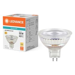 Ledvance LED-Reflektorlampe MR16 P, 6,1W 3000K 621lm 36 Grad GU5,3, Glas, Klar... LEDVANCE-4099854457906 4099854457906 (Abb. 1)