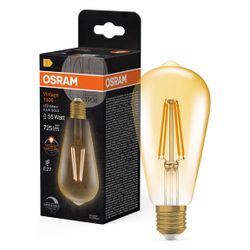 Ledvance LED-Filamentlampe Vintage 1906 Edison 55, 6,5W 824 E27, Glas, Gold... LEDVANCE-4099854081514 4099854081514 (Abb. 1)