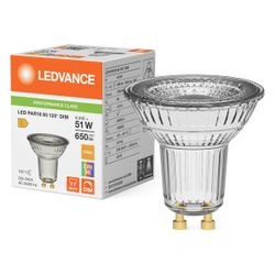 Ledvance LED-Reflektorlampe PAR16 DIM P, 6,9W, 650lm, 2700K, 120 Grad, GU10... LEDVANCE-4099854456398 4099854456398 (Abb. 1)