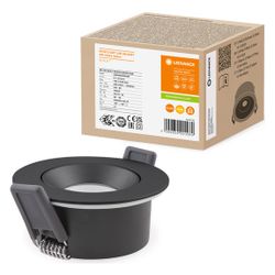 Ledvance Einbaustrahler Spot Air Adjust, 4W 3000K 36 Grad IP23, Aluminium, Schw... LEDVANCE-4099854000089 4099854000089 (Abb. 1)