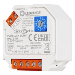 Ledvance DALI-2 Steuergerät PUSH CONTROL UNIT FM TW, IP20, 100-240V, Weiß... LEDVANCE-4058075837584 4058075837584 (Abb. 1)