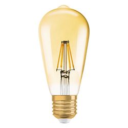 Ledvance LED-Filament-Lampe Vintage 1906 Edison 35, 4W, 410lm, 2400K, E27, Gold... LEDVANCE-4099854091377 4099854091377 (Abb. 1)
